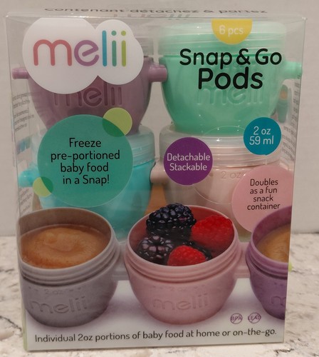 Melii snap pods 2oz - &, go