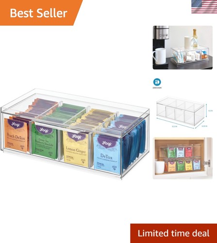 Clear stackable tea bag - stackable,